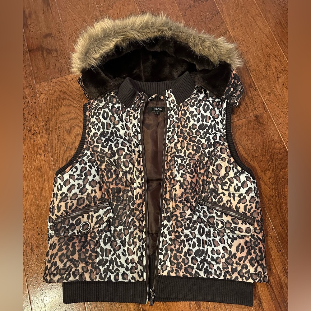 Tribal brand.  Puffer vest.